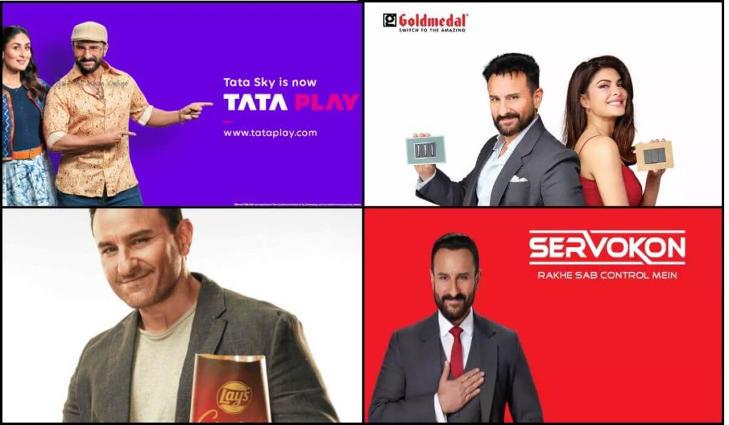 Saif Ali Khan Brand Endorsements