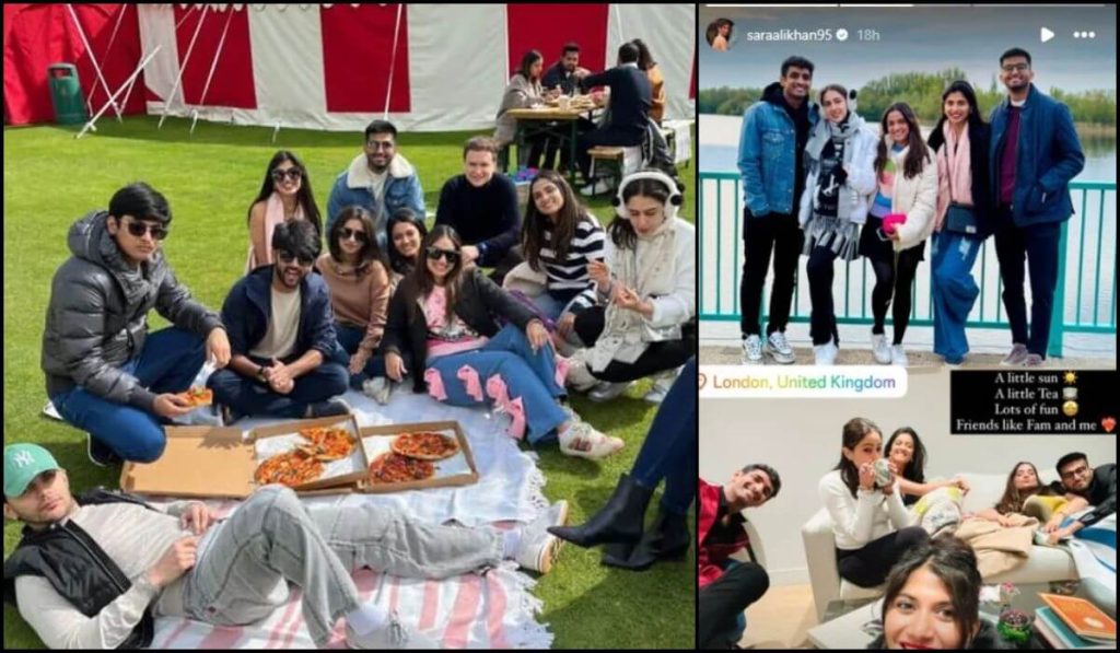 Sara Ali Khan and Veer Pahariya holiday in london